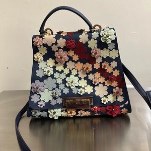 Zac Posen Floral Eartha Top Handle Bag